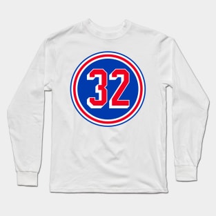 Adam Huska Number 32 Jersey New York Rangers Inspired Long Sleeve T-Shirt